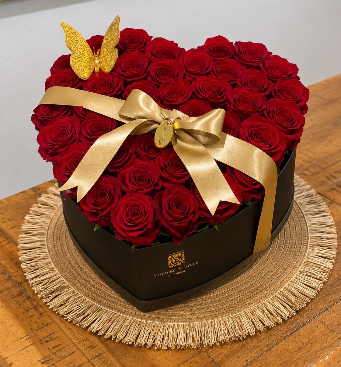 romance red rose heart box romance red rose heart box